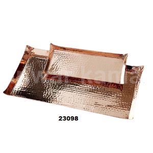 Plateaux de service de qualité, en cuivre et martelés, pour la maison, les restaurants et les hôtels - Product Image 2