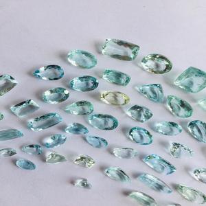 Aguamarina Piedra preciosa suelta IGI Certificado Azul natural Tratamiento térmico Grado AAA - Product Image 4