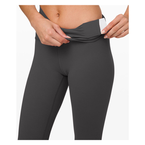 Mallas de punto cómodas de cintura alta para mujer con bolsillos Pantalones de Yoga de entrenamiento - Product Image 2