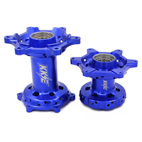 KKE D'alliage D'aluminium De Moto CNC Usinées Moyeu Ensemble Compatible avec KTM EXC 125 SXF 350 XC-F 450 Orange Ou Bleu