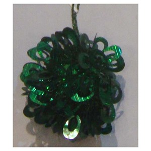 Boule de Noël suspendue en gros de l'Inde avec des motifs de séquence - Product Image 1