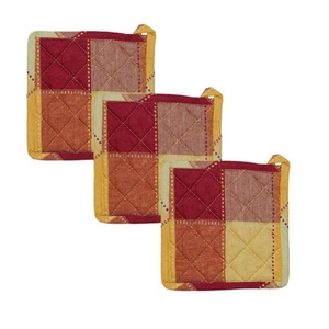 Hot Sale Bakeware 100% Organic Cotton GOTS Certified Mini Mitts and Pot Holders Set - Product Image 3