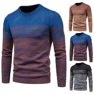 Nouveau sweat-shirt en maille pour homme, col rond, chaud, respirant, personnalisable avec impression et broderie, couleur personnalisée, polyester/coton - Product Image 5