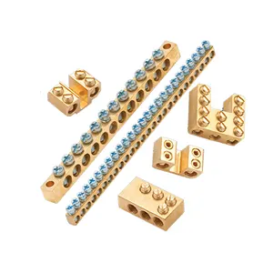 Top Quality Connector & Terminals - Brass Earth Bus Bar Available At Customized Size