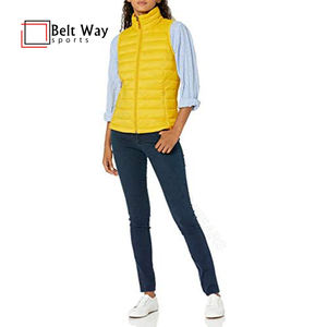 Chaqueta acolchada de nailon para mujer de alta calidad 2024 Chaleco de punto de algodón 100% estilo informal con cremallera precio barato - Product Image 5