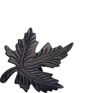 Ksn ที่ใส่แหวนผ้าเช็ดปากรูปใบไม้สำหรับงานแต่งงานทำจากสแตนเลสทนทานไม้หวายแก้วทองเหลืองพลาสติกอลูมิเนียมหนัง - Product Image 1