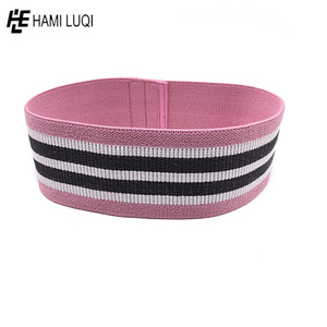 Vente en gros de 3 packs de bandes de résistance pour les fessiers en tissu super antidérapant, 3 niveaux de résistance, bande d'entraînement pour les hanches pour femmes - Product Image 6