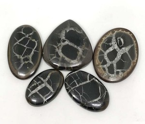 Cabujón de piedra al por mayor, cuarzo septariano natural, cabujón suelto de forma libre, gema de tamaño libre para fabricación de joyas - Product Image 1