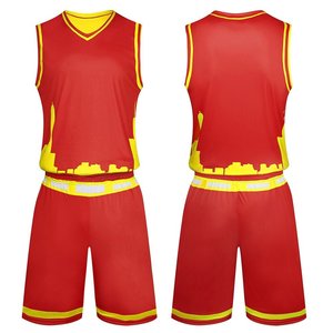 เครื่องแบบกีฬาบาสเก็ตบอลเสื้อเจอร์ซี่พิมพ์ลายด้วยความร้อน - Product Image 4