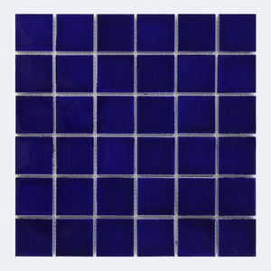 Carrelage mosaïque en porcelaine bleu, 300x300, verre poli, carreaux de piscine en céramique, vente en gros, livraison gratuite - Product Image 1