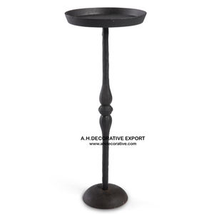 Mesa lateral de Metal de alta calidad para sala de estar, acabado negro, decoración del hogar - Product Image 1