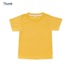 T-shirt en Polyester jaune à manches courtes pour impression par Sublimation, en Polyester/coton, décontracté, 100% Polyester, fabriqué en thaïlande - Product Image 3