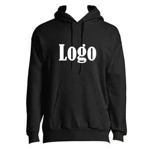 Sudadera con capucha 100% de algodón para hombre, con bolsillo, personalizada, con logotipo y diseño bordado, gran oferta, se acepta PayPal