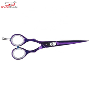 Tijeras de peluquero de acero inoxidable profesional OEM 2024 Juego de tijeras de pelo VG10 de excelente calidad con punta afilada - Product Image 3