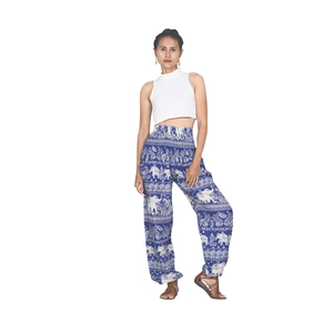 Vêtement pour femmes, bavette Paisley, pantalon harem, bleu, PP0004, 020022, 06, prêt à livraison - Product Image 1
