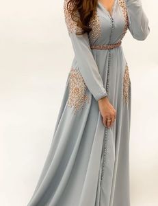 ÉLÉGANT-&-BEAUTIFUL---EMBROIDERY AVEC ZARI et travail RESHAM-ON--CAFTAN--DRESS--WITH---FOR--PARTY--WEAR & Mariage... 2021... - Product Image 1