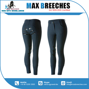 Cómodos Jodhpurs para montar a caballo, pantalones ecuestres de asiento completo de silicona por exportador - Product Image 4