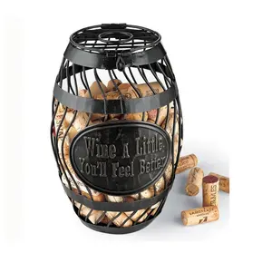 Small Barrel Shape Wine Bottle Cork Holder Manufacturer Wholesaler