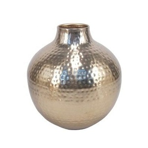 Florero de Bronce y Aluminio para Sala de Estar, Precio de Mayoreo, Florero de Metal Único en Venta - Product Image 6