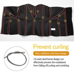 2021 Design New Neoprene <b>Waist</b> <b>Trimmer</b> Belt Shapewear Sweat <b>Waist</b> Trainer Corset Weight Loss Sport Girdle Body Shaper - Product Image 5