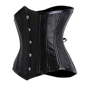Under Bust Satin Women <b>Corset</b> Plus Size <b>Corsets</b> Body Shapers - Product Image 5