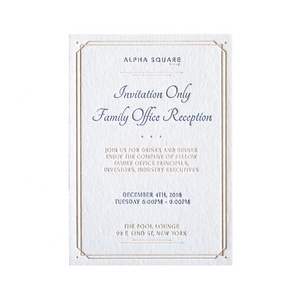 Carte de remerciement en coton avec impression personnalisée, carton d'invitation pour mariage, livraison gratuite pas cher - Product Image 4