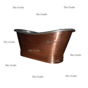 Bañera de cobre sólido con bañera de calidad superior, bañera de tamaño y forma personalizados al por mayor - Product Image 1