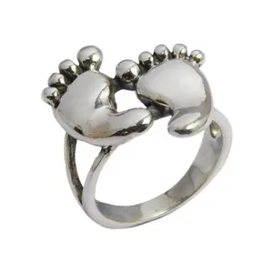 Gioielli graziosi anello con nodo celtico 925 in argento Sterling favoloso aspetto argento puro tinta unita anelli in oro rosa di fidanzamento