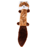 Jouets en peluche avec couineur, accessoires pour animaux, vente en gros, renard, écureuil, raton laveur, chien