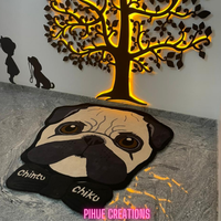 Tapis d'extérieur moderne fait main pour enfants, en forme d'animaux (ours, tigre, crocodile, guépard), en soie, antidérapant, exporté par le fabricant