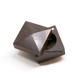 คมตัดทำด้วยมือตกแต่งกล่องแหวนไม้ - Product Image 6