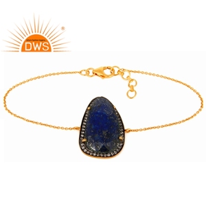 18k Gold Plated Silver Party Wear Women's <b>Bracelet</b> Jewelry Wholesaler Round Red Onyx <b>Gemstone</b> <b>Bracelet</b> Jewelry - Product Image 1