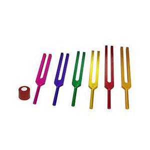 Ensembles de diapasons sacrés pour chakras radicaux, thérapie sonore de guérison, couleurs mélangées, instruments chirurgicaux de précision - Product Image 2