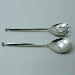 Customized Stainless Steel 18/10 <b>Salad</b> <b>Server</b> Set With Decorative Terrazzo and Wood Handle Custom Kitchen Tools <b>Salad</b> Tools - Product Image 3