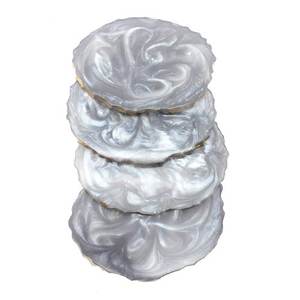 Posavasos de resina, posavasos de nogal, diseño único y posavasos de resina epoxi para café, té, bebida para forma redonda y producto de gran oferta - Product Image 2