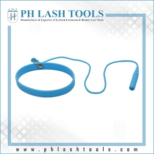 Sky Blue สายรัดข้อมือยางยืดสำหรับต่อขนตา,อุปกรณ์ป้องกันสายรัดข้อมือยางแบบยืดหยุ่นแหนบยึดขนตา - Product Image 5