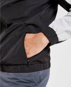 2022 conception de logo personnalisé hommes Streetwear respirant coupe-vent veste solide vert réversible et coupe-vent - Product Image 2