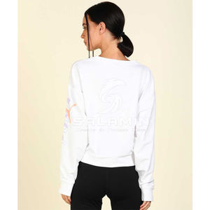 <b>For</b> <b>Women's</b> Lightweight Fleece Streetwear Lined Washed <b>Sweatshirt</b> Custom LOGO Winter <b>Long</b> Sleeve Hoodie - Product Image 2