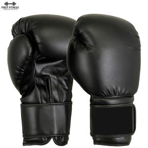 Gants de boxe en cuir de vachette personnalisés de haute qualité OEM les plus vendus avec poignets lacés disponibles en plusieurs tailles et couleurs - Product Image 4