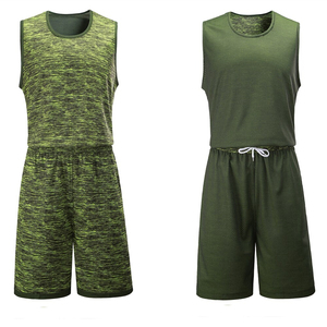 Ensemble d'uniformes de basketball unisexe - Impression numérique personnalisée du nom de l'équipe, séchage rapide, respirant, sans manches, col en V, taille élastique, toutes saisons - Product Image 1