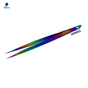 Prix de gros Arc-en-Ciel Couleur Extension De Cils Pince À Épiler/Parfait Multicolore Pince À Cils NQLASH - Product Image 3