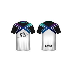 Camiseta de manga corta con cuello redondo ajustada Unisex de alta calidad, logotipo personalizado, tela de poliéster Spandex, excelente para hombres - Product Image 1