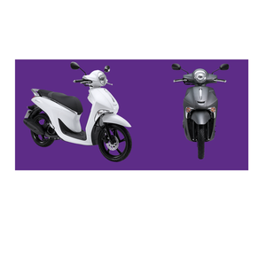 ¡La mejor venta! De calidad superior de la motocicleta de la VESPA 125cc (Janusd Premium) gris/azul - Product Image 4