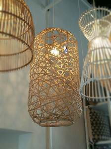 Bamboo <b>Lamp</b> <b>Shade</b> Handmade Bamboo Lampshades Handicrafts Light <b>Shade</b> Lantern for Restaurant - Product Image 2