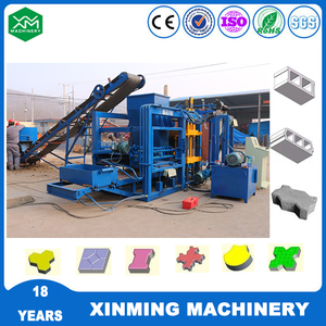 Qt4-24 Hollow Concrete Brick Terrazzo Paper Making Force Machinery Wire <strong>Machine</strong> in Cement South Ethiopia Africa Red Mini 2200 - Product Image 4