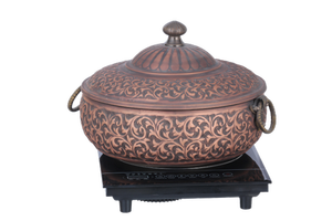 Findking plats à hacher en cuivre pur et brillant, de vente en gros, plats à gaufres indiens de meilleure qualité et de haute qualité - Product Image 2