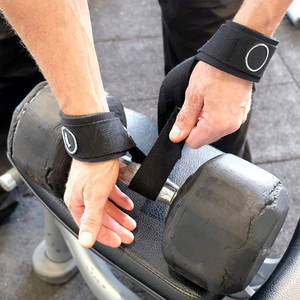 Custom Logo Adjustable Fitness <b>Weight</b> Lifting Gym <b>Wrist</b> Straps - Product Image 6