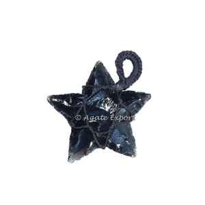 <b>Black</b> Obsidian Wire <b>Wrapped</b> Pendants - Product Image 1