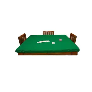 DURABLE Felt Poker Table Cover for Square Rectangle Table Anti Slip Board Games Table Protector