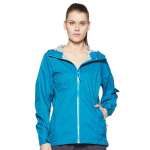 Vente en gros 2025 veste coupe-vent d'entraînement pour femmes sur mesure 100% tissu imprimé en nylon solide fermeture à boutons manteau avec logo personnalisé - Product Image 1